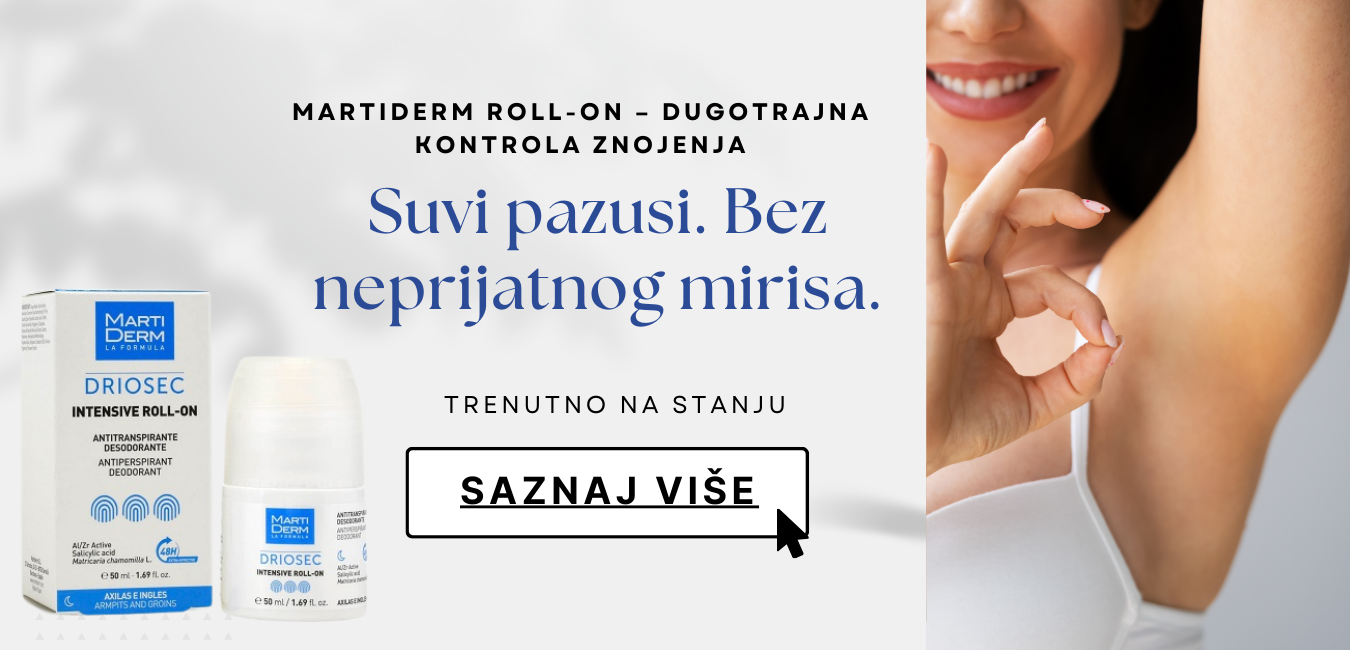 neprijatan miris znoja ispod pazuha