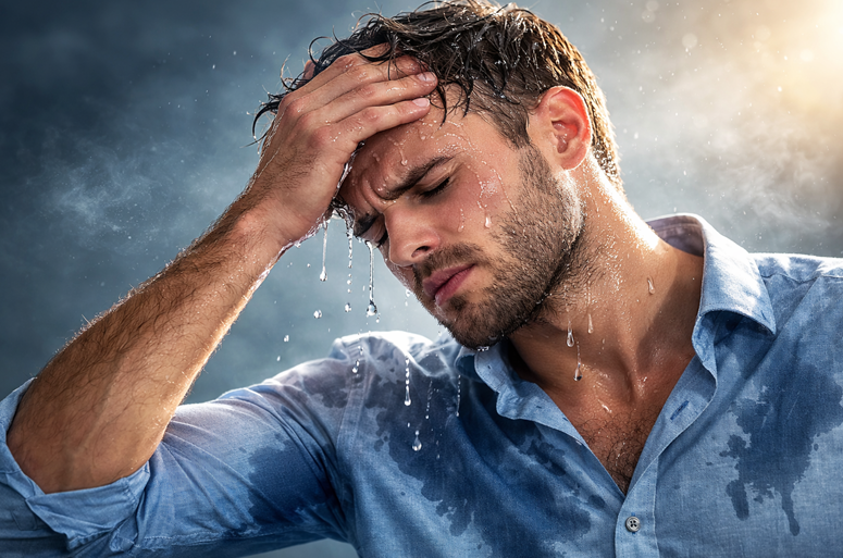 prekomerno znojenje glave kod muskaraca