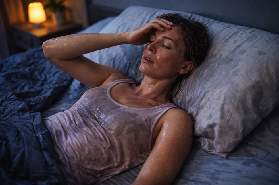 znojenje celog tela tokom noci