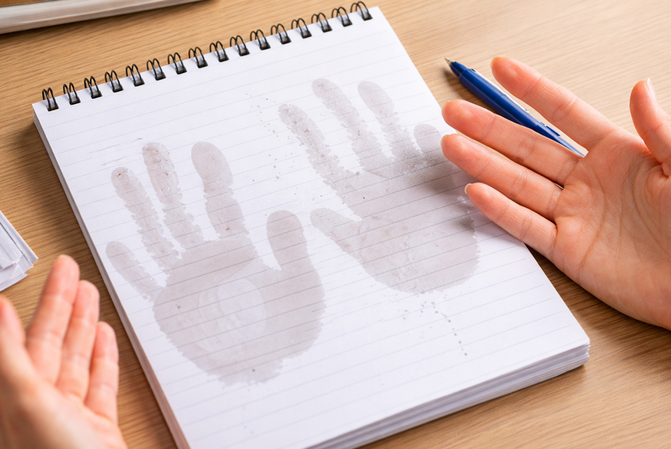 vlazni papiri od znoja